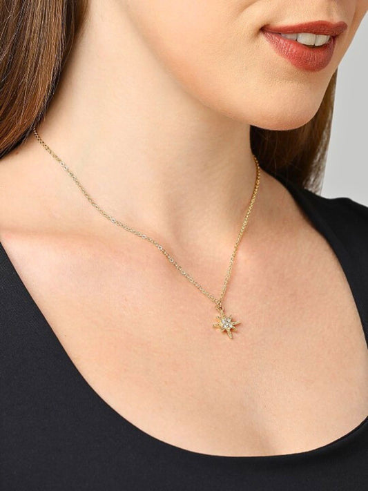 North Star Celestial Necklace Chain (Gold)