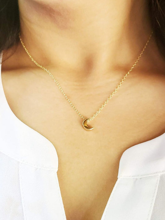 Moon Lovers Celestial Necklace Chain (Gold)