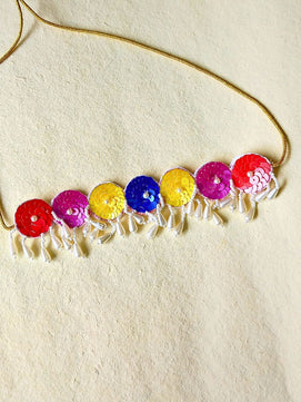 Sequina Bridal Jewellery Set (Multicolor)