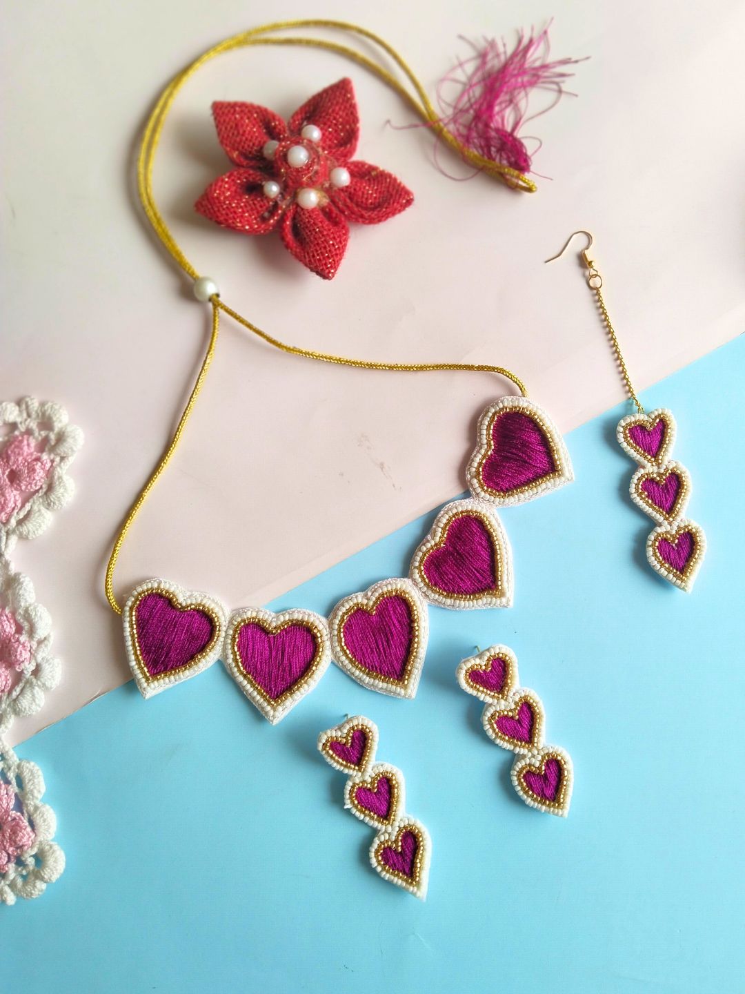 Heart Jewellery Set