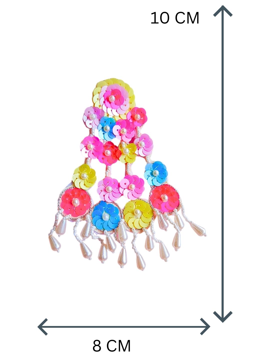 Sequina Maangtika Choker Set (Multicolor)