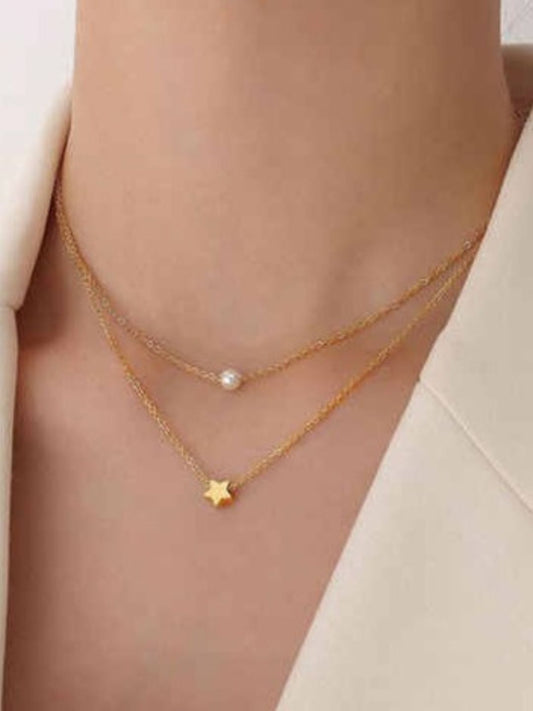 Star Layering Necklace Pendant