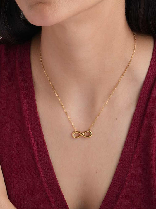 Infinity Necklace Chain (Gold)