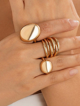 Stacking Ring Combo of 3 (Gold)