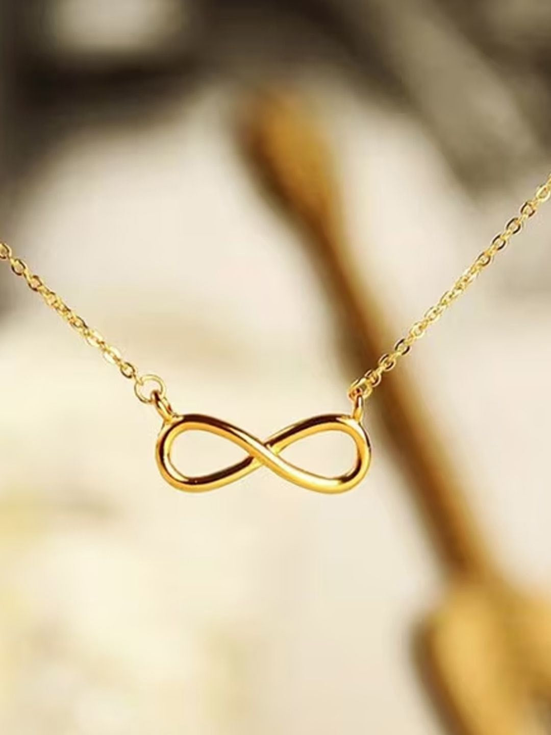 Infinity Necklace Chain (Gold)