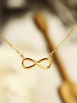 Infinity Necklace Chain (Gold)