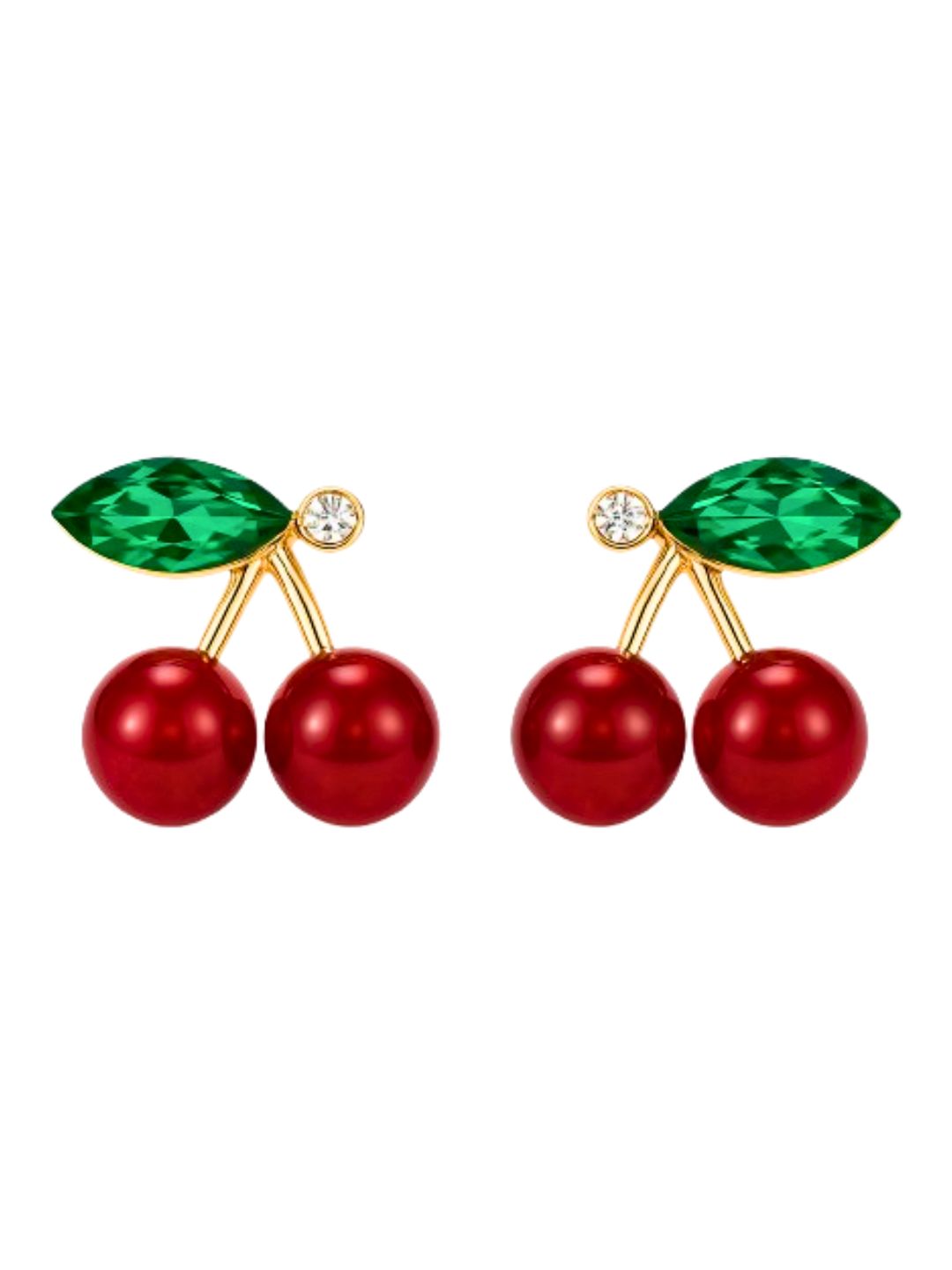 Pinterest Cherry Stud Earrings