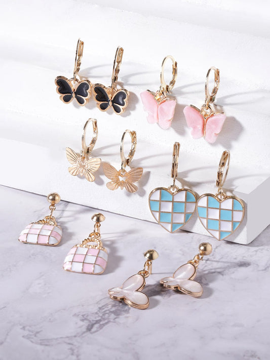 Pinterest Girlie Earrings Combo