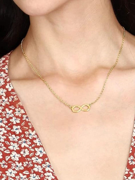 Infinity Necklace Chain (Gold)