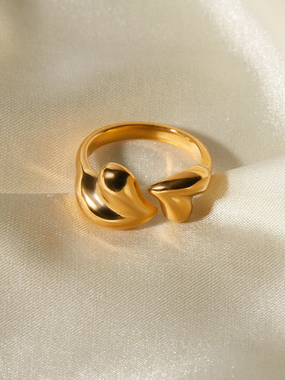 Twin Heart Ring