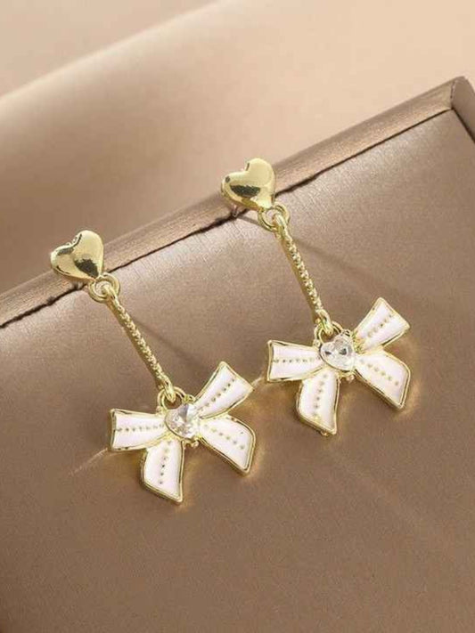 Bow Dangler Earrings