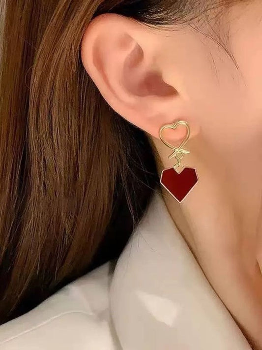 Maroon Heart Hoops