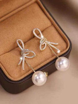 Bow Knot Dangler Earrings