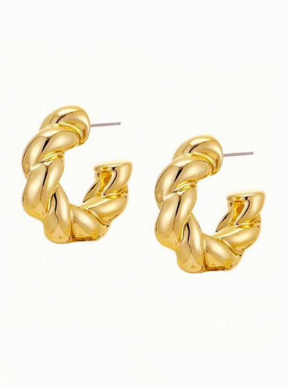 Twisted Hoops (Gold)