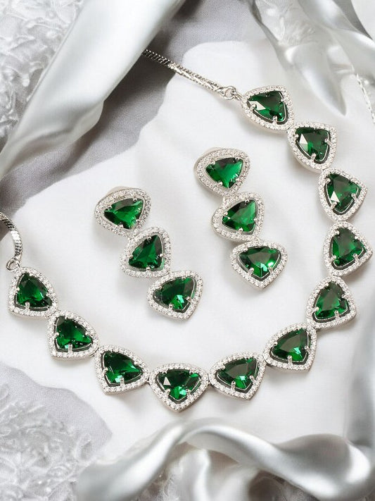 Diana AD Jewellery Set (Green)