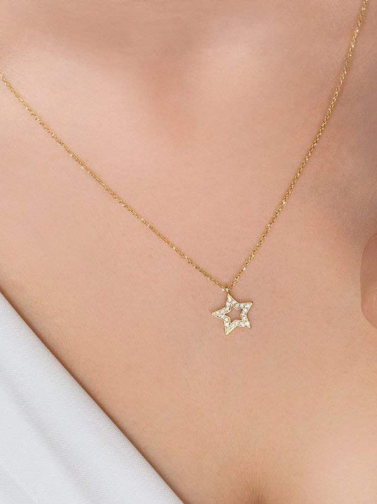 AD Star Necklace Chain (Gold)