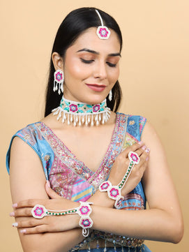 Floral Bridal Jewellery Set