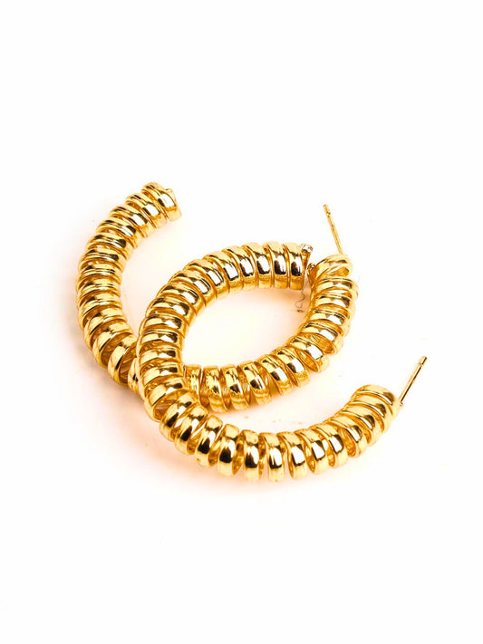 Twisted like Love Hoops (Gold)