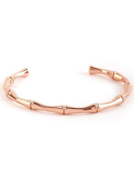 Viral Bamboo Cuff Bracelet (Rose-Gold)