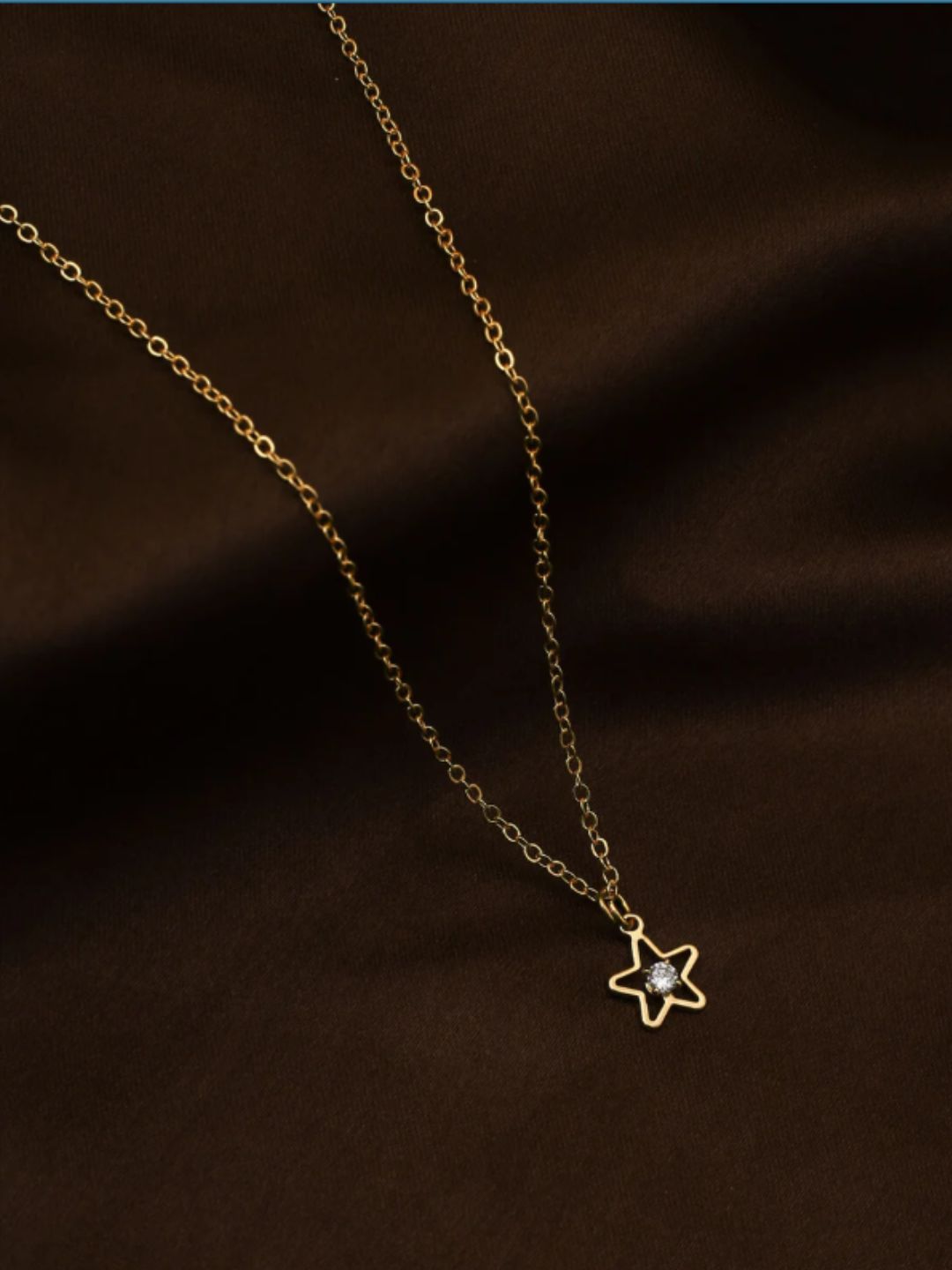 Star AD Necklace Chain (Gold)