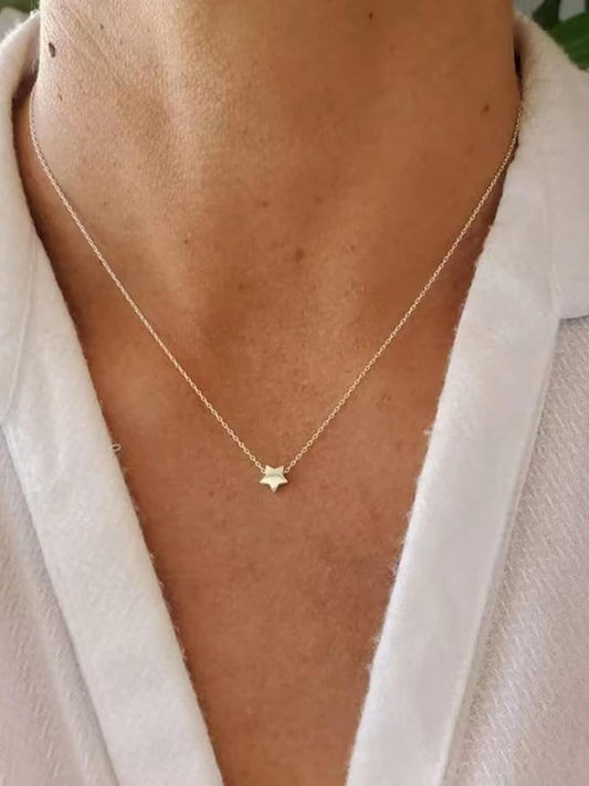 Little Star Necklace Chain (Gold)