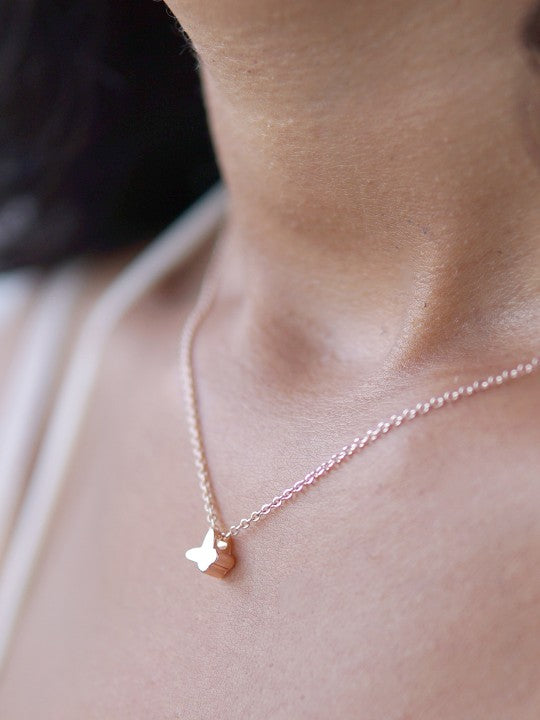 Butterfly Necklace Chain (Gold)