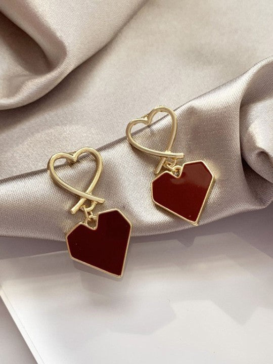 Maroon Heart Hoops