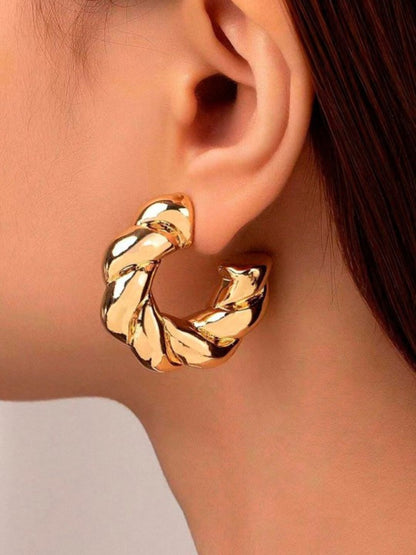 Twisted Hoops (Gold)