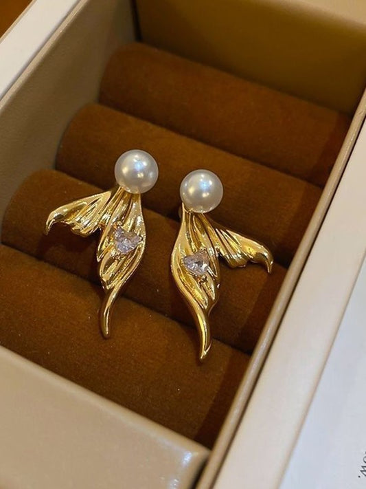 Fishtail Drop Earrings