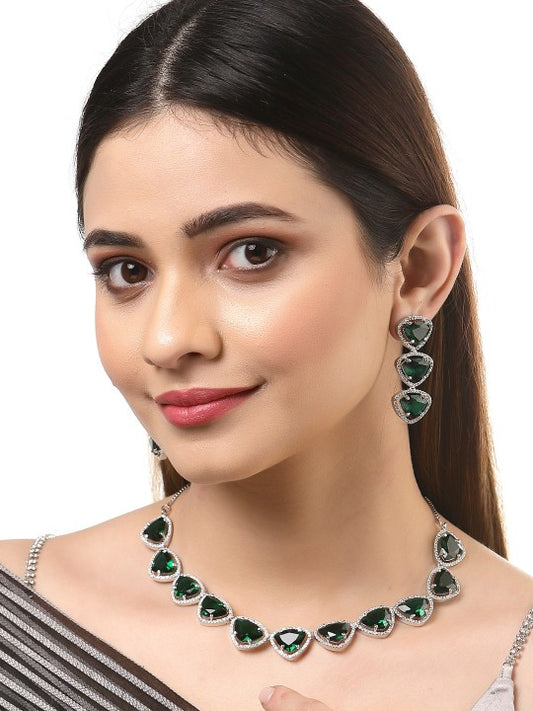 Diana AD Jewellery Set (Green)