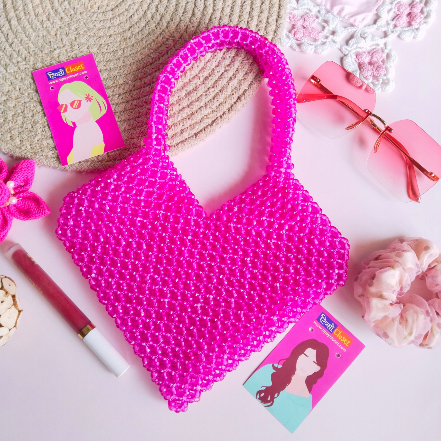 Barbie Pink Heart Bag