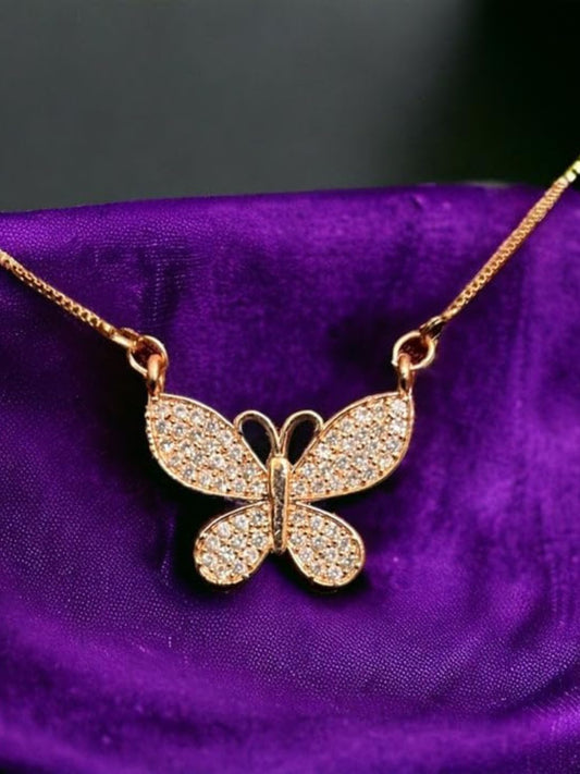 AD Butterfly Necklace Chain