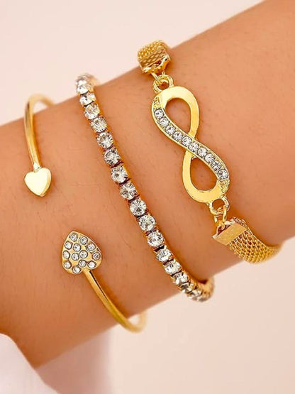 Combo Pack of 3 Bracelets (Gold)