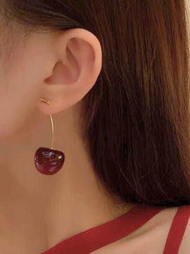 Cherry Dangler Earrings