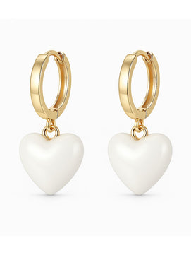 Heart Hoop Earrings