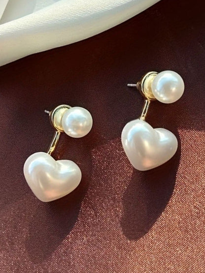 Break Your Heart Earrings (White)