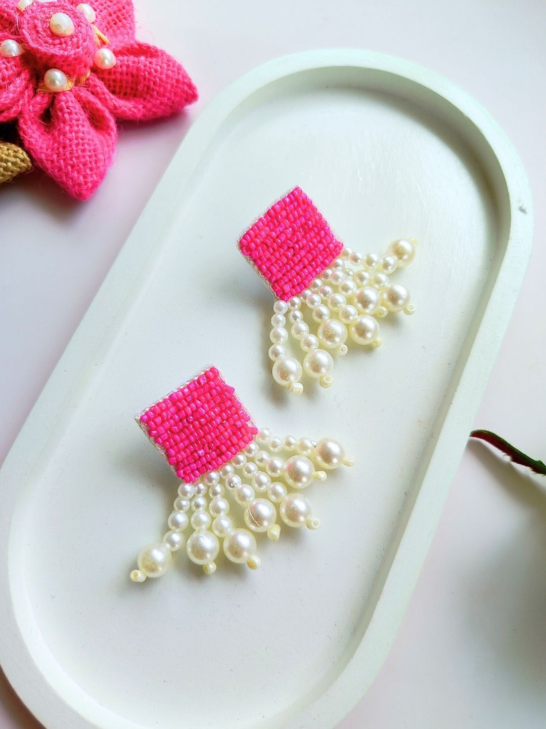 Pink Earrings