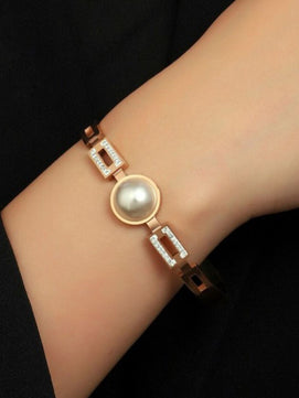 Viral Pearl Bracelet (Rose-Gold)