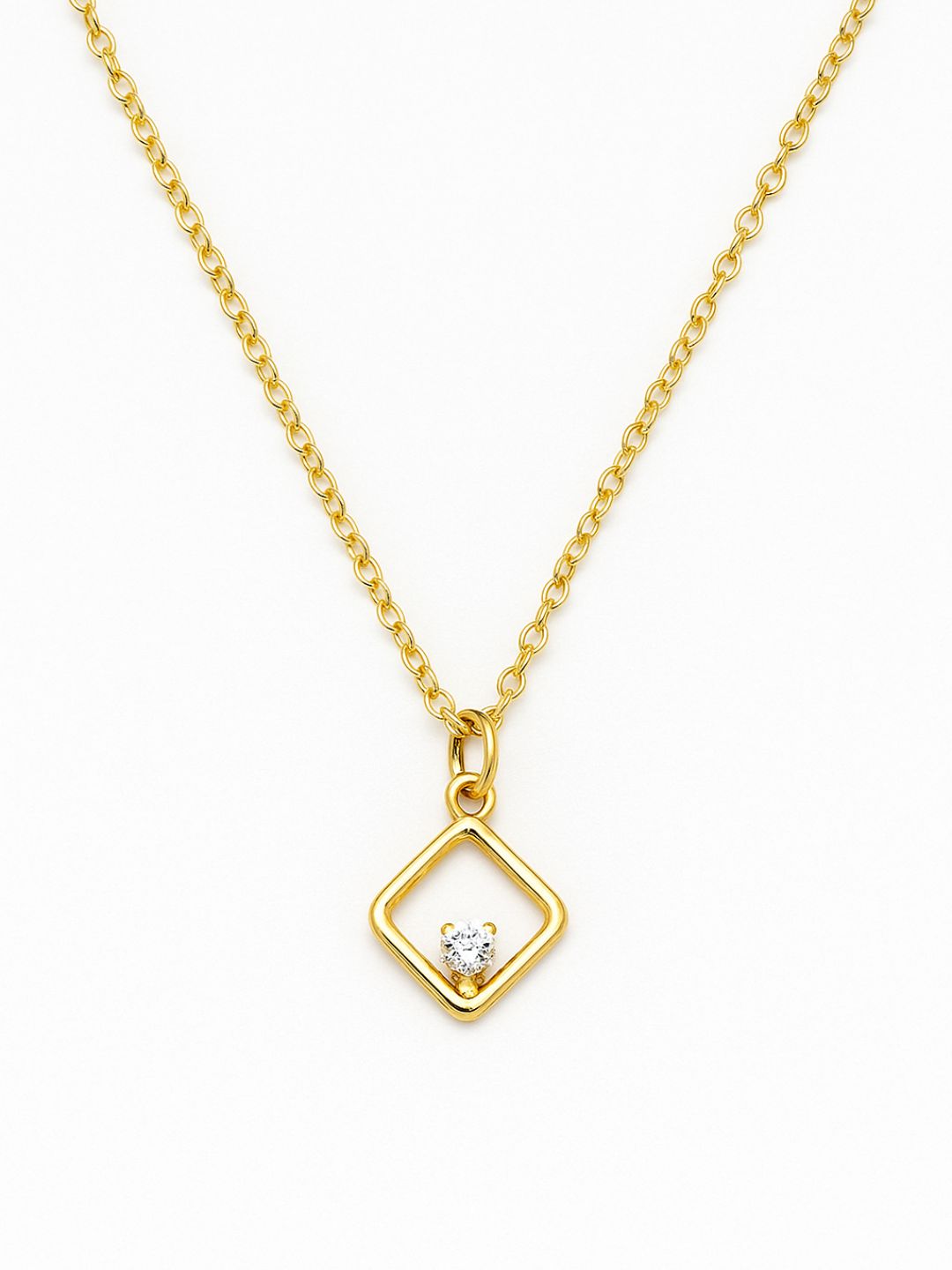 Gold-plated AD Necklace Chain