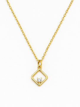 Gold-plated AD Necklace Chain