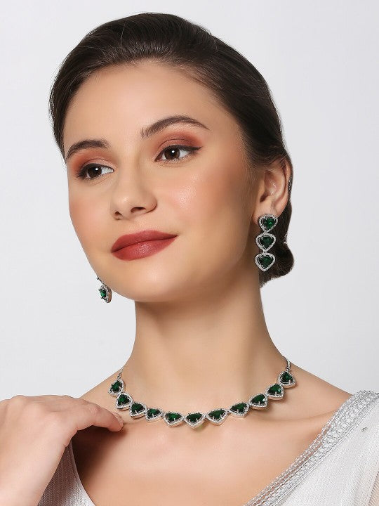 Diana AD Jewellery Set (Green)