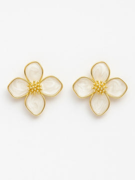 White Flower Studs