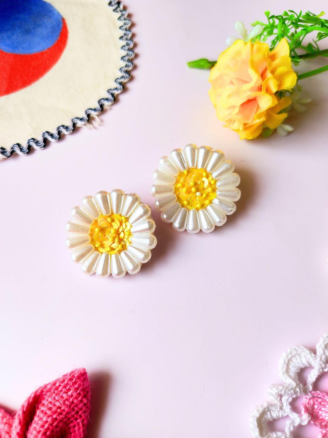 Jim Jam Earrings (Yellow)