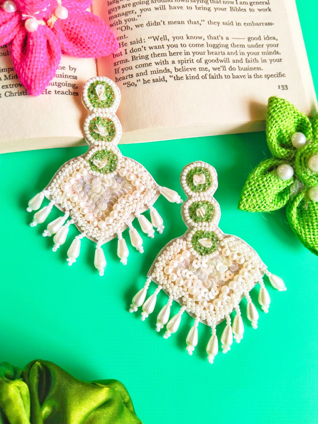 Nazaakat Beaded Earrings