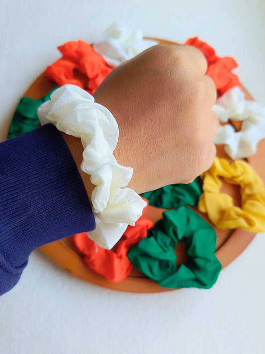 Pack of 8 Cotton Scrunchies