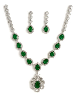 Athena AD Jewellery Set (Green)