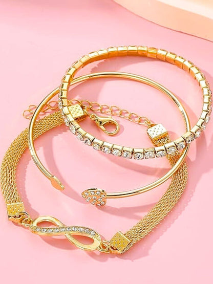 Combo Pack of 3 Bracelets (Gold)