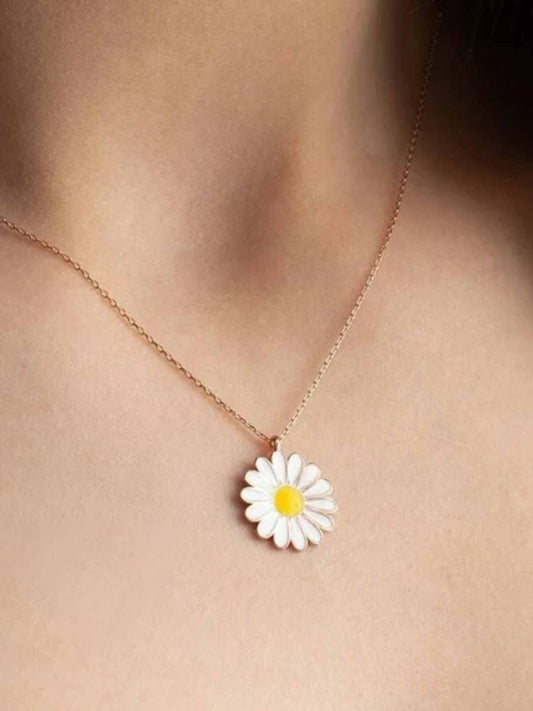 Daisy Necklace Chain (Gold)
