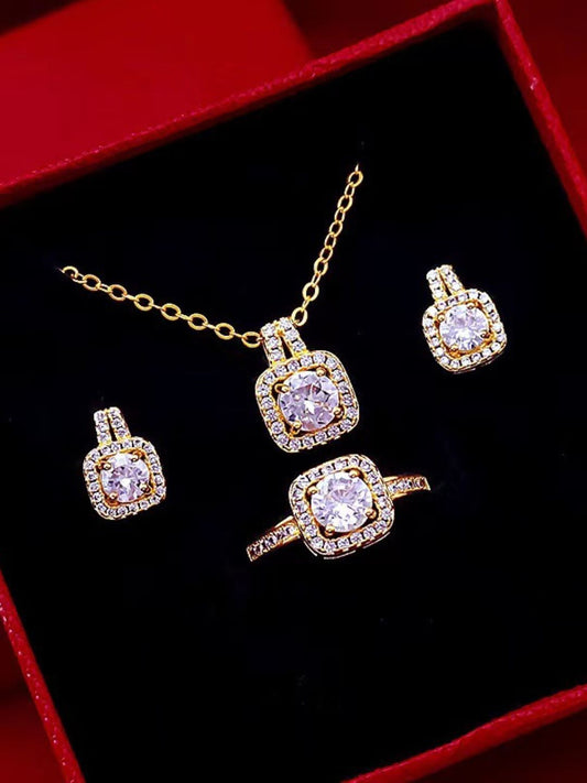 White AD Jewellery Set