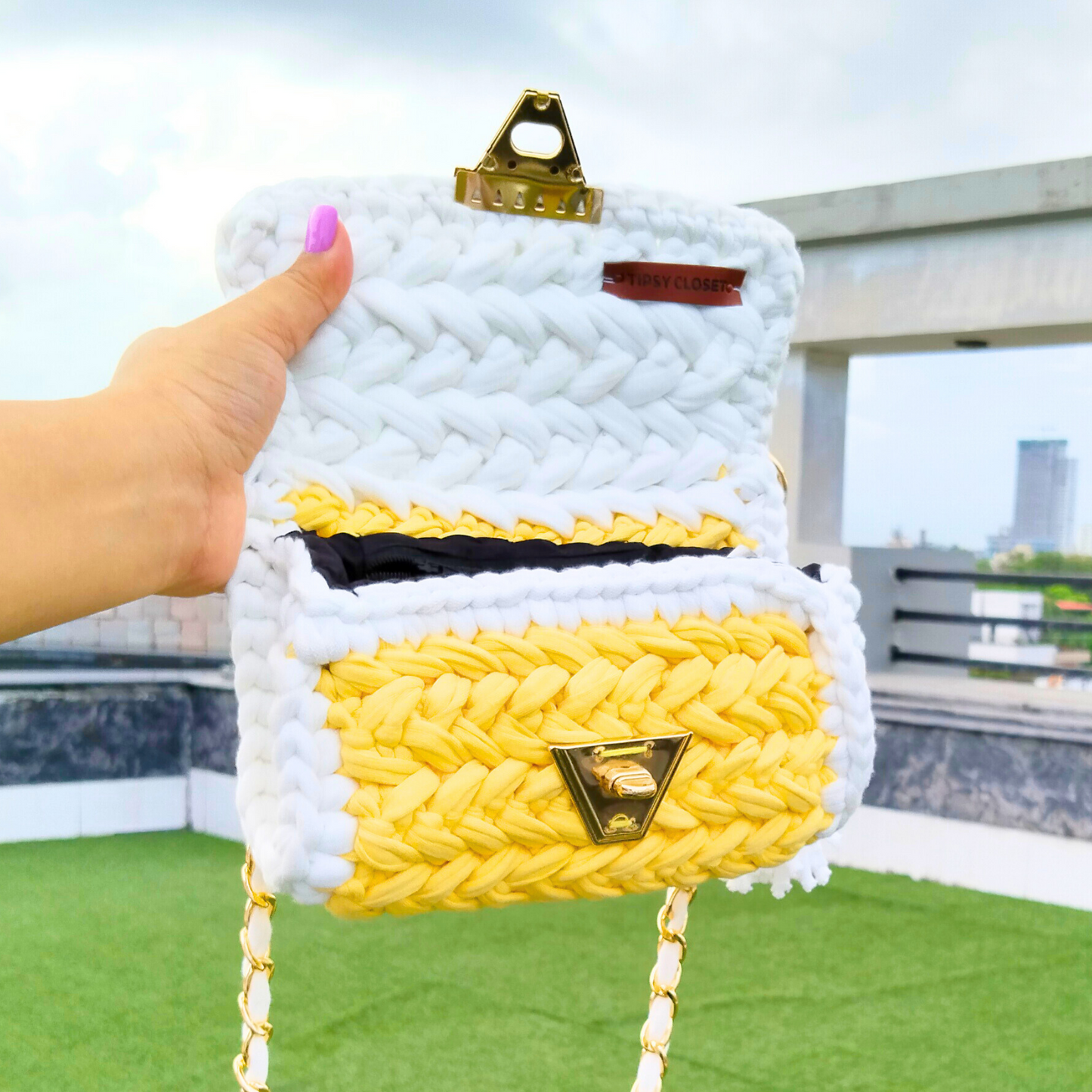 Haldi Hues Crochet Bag